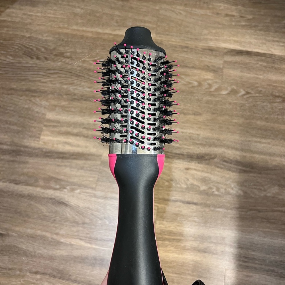 Revlon Black and Pink Hair Dryer Brush